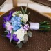 Свадебный букет Голубая гортензия
